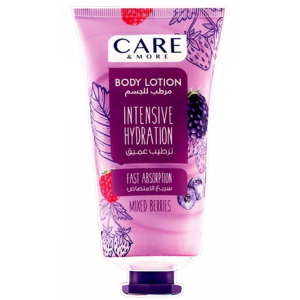 CARE & MORE INTENSIVE HYDRATION MIXED BERRIES BODY LOTION 150 ML
